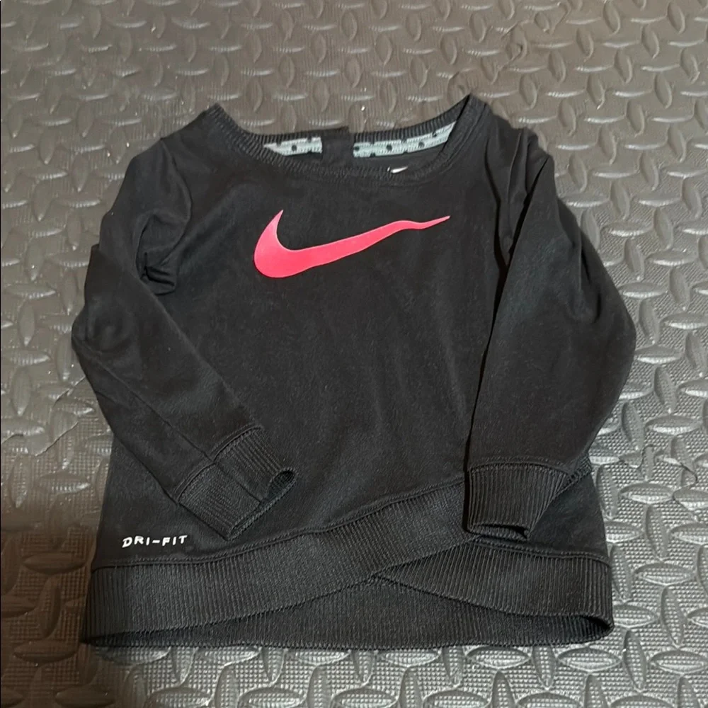 Nike Toddler Dri-Fit Long Sleeve black tunic 18 months